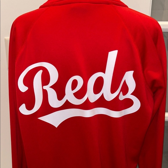 Victoria's Secret PINK Cincinnati Reds full-zip athletic jacket, Size Large - Picture 4 of 6